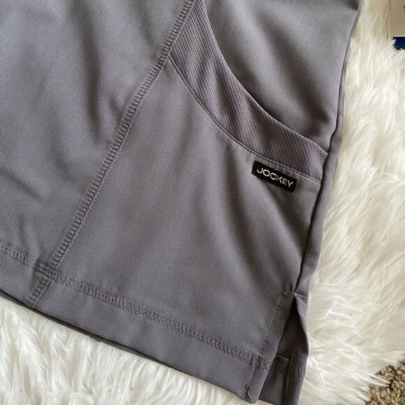 Jockey Modern Fit Scrub Top Stretch Gray New Womens Size XXS - Picture 5 of 11